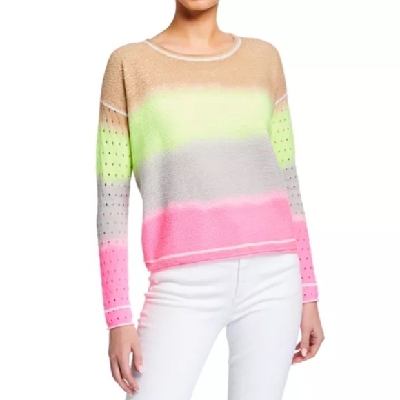 Lisa Todd Sweaters - Lisa Todd Double Dip/Tie Dye pullover sweater, Med. CB2087